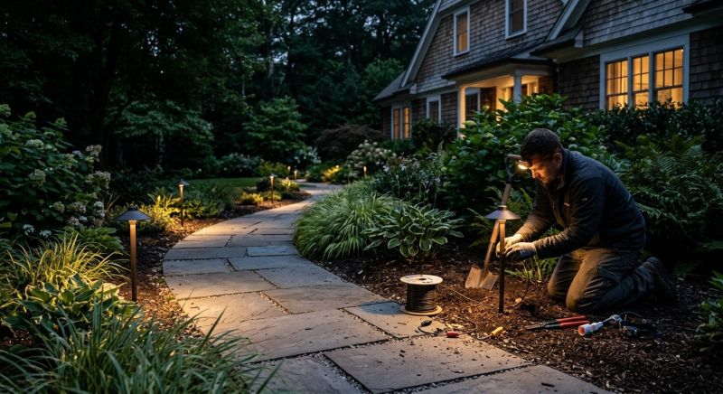 Garden Lighting Installation in Prescott Valley, AZ