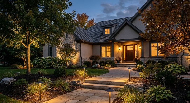 Garden Lighting Installation in Kansas City, MO