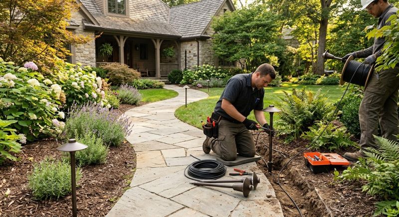 Landscape Lighting Installation in Utah County, UT