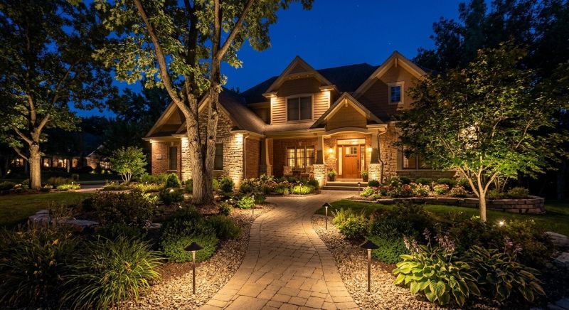Terrace Lighting Installation in Provo, UT